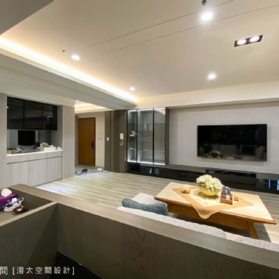 老屋翻新空間尺度 變身質感單身好宅│現代風│38坪